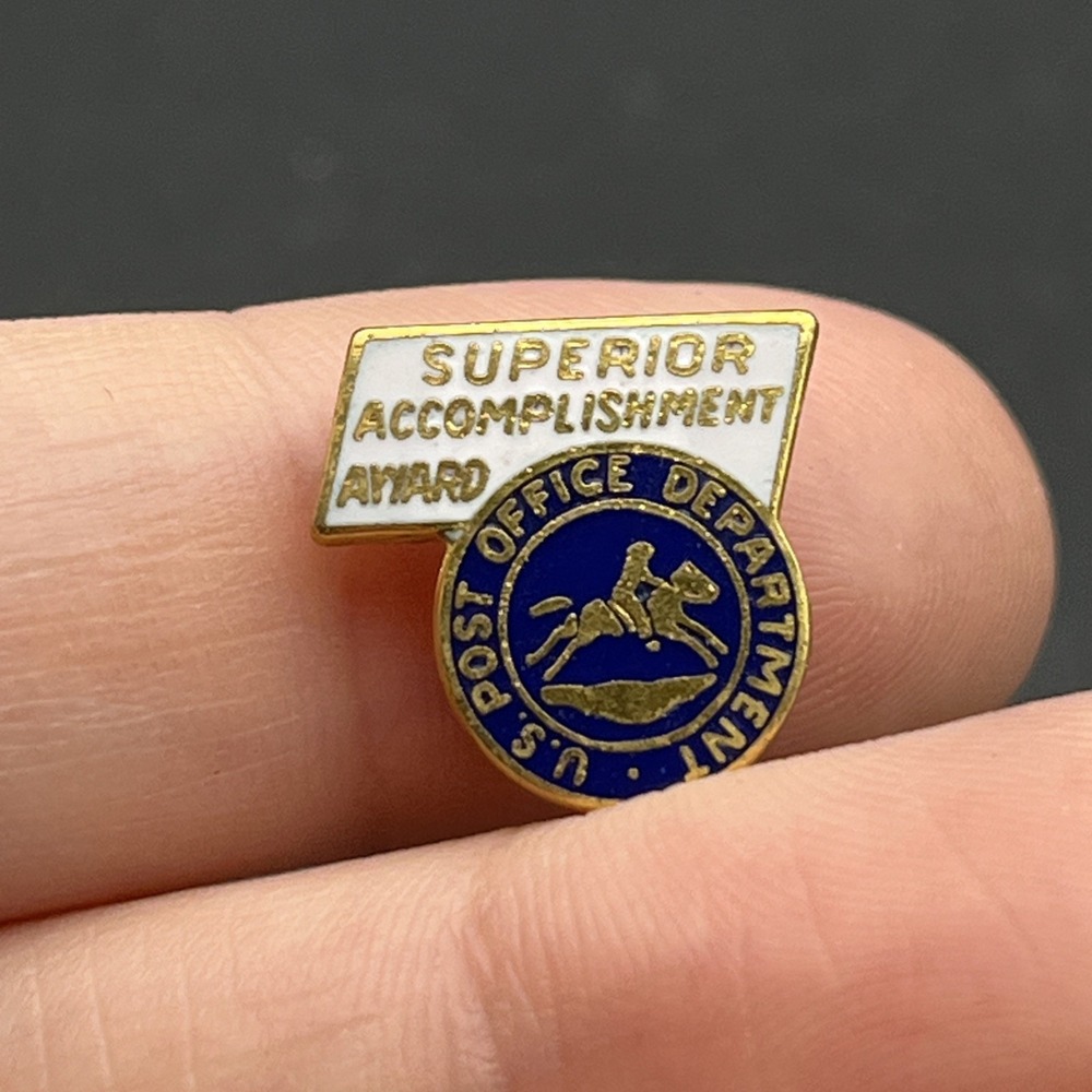 U.S. Post Office Department Superior Accomplishment Award Lapel Hat Pin
